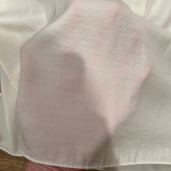 Beautiful Cream Semi Sheer Trafaluc Skirt from Zara - Picture 2 of 4